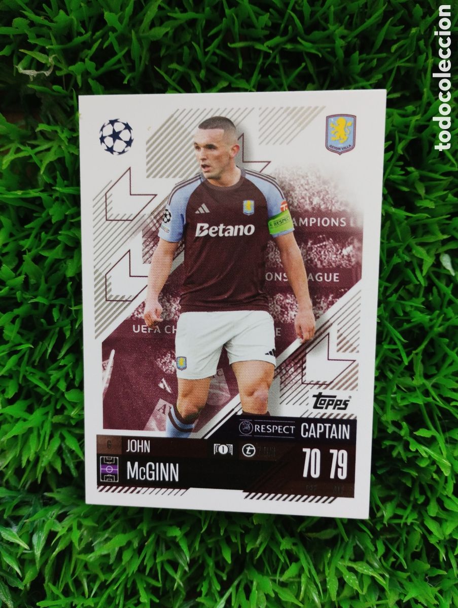 Figurine di Calcio: Mcginn Aston Villa Match Attax 24-25 # 6