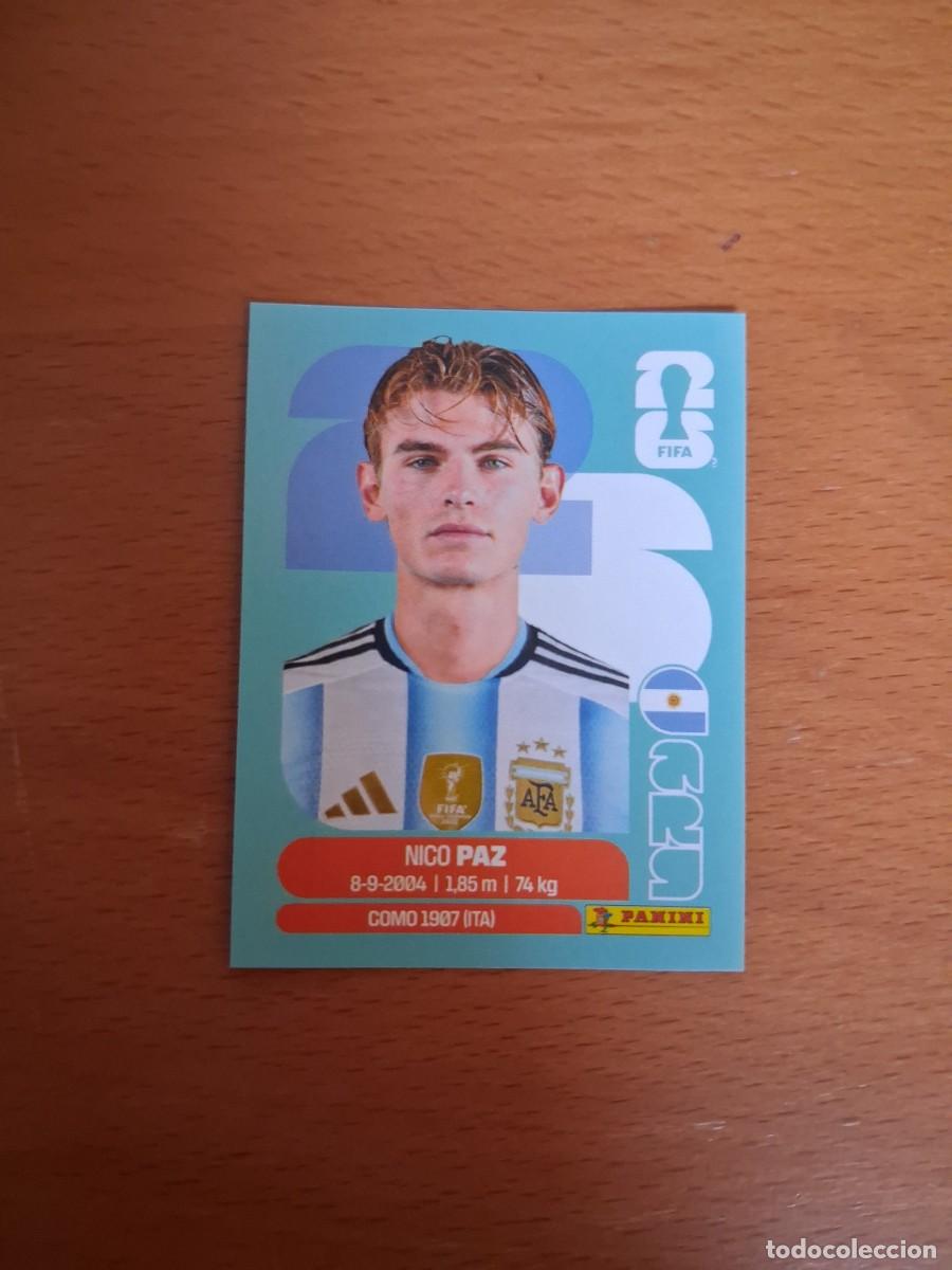 Fu&szlig;ball-Sticker: Fifa World Cup 26 Mundial 2026 ARG 14 Argentina Nico Paz
