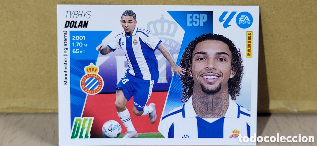 Cromos de F&uacute;tbol: DOLAN RCD ESPA&Ntilde;OL ESPANYOL ULTIMOS FICHAJES N&ordm; 27 LIGA ESTE 25 26 2025 2026 PANINI