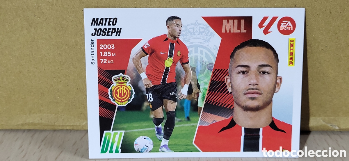 Cromos de Futebol: MATEO JOSEPH MALLORCA ULTIMOS FICHAJES N&ordm; 33 LIGA ESTE 25 26 2025 2026 PANINI