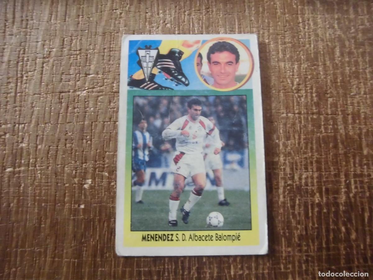 Cromos de F&uacute;tbol: ALBACETE MEN&Eacute;NDEZ LIGA 93-94 EDICIONES ESTE CROMO CART&Oacute;N RECUPERADO