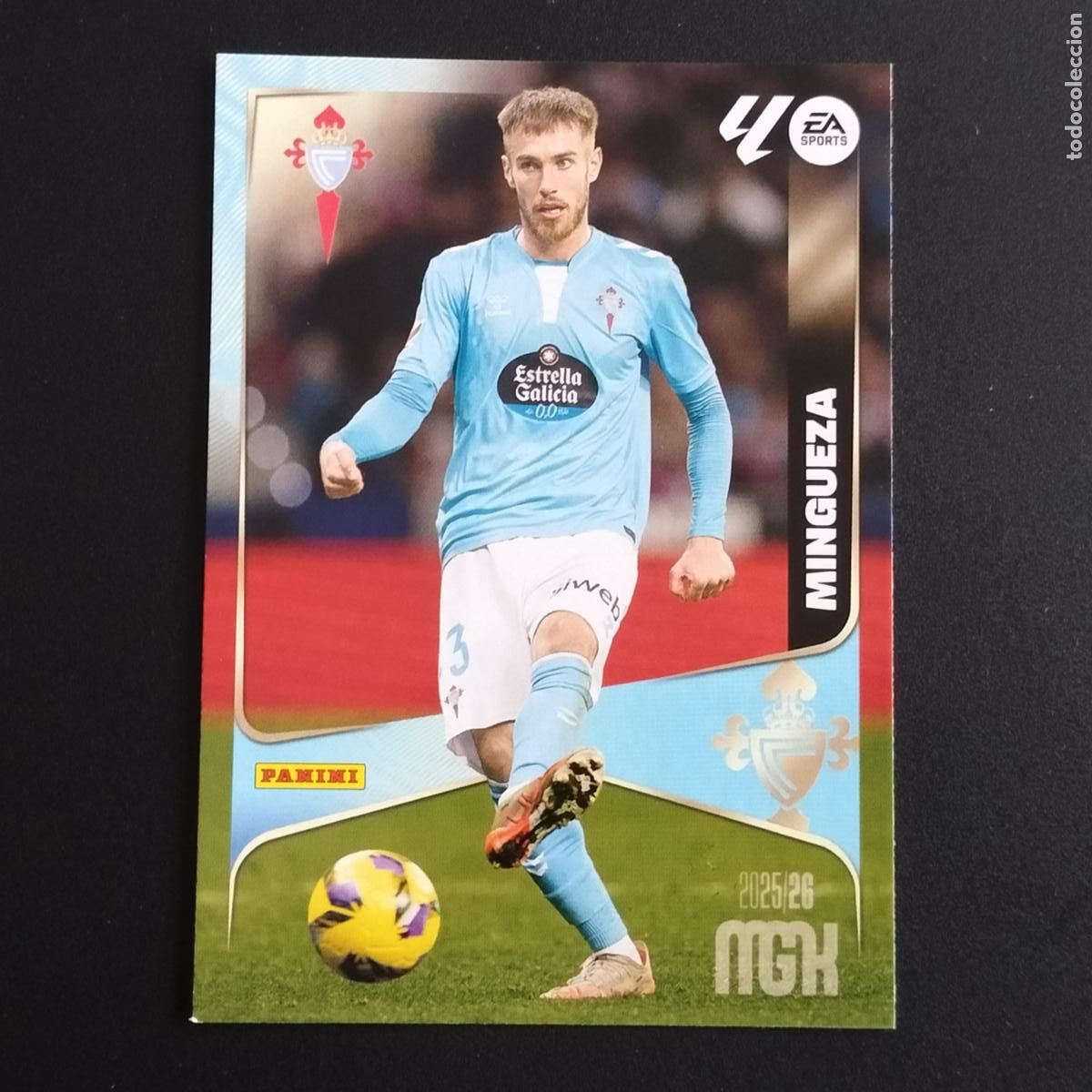 Cromos de F&uacute;tbol: MGK 116 MINGUEZA CELTA VIGO CROMOS ALBUM MEGACRACKS LIGA FUTBOL 2025 2026 25 26