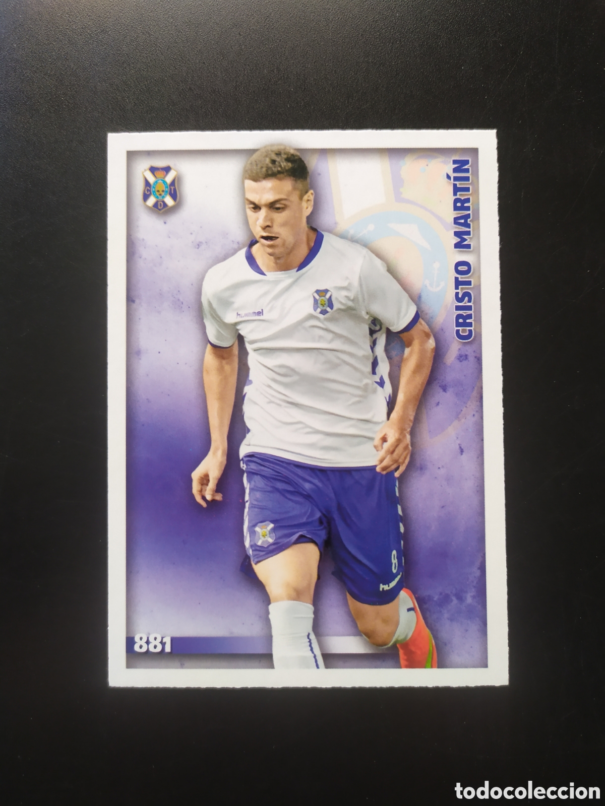 Cromos de F&uacute;tbol: Mundicromo fichas Liga 2014 2015 14 15 Cristo Martin n&deg; 881 Tenerife