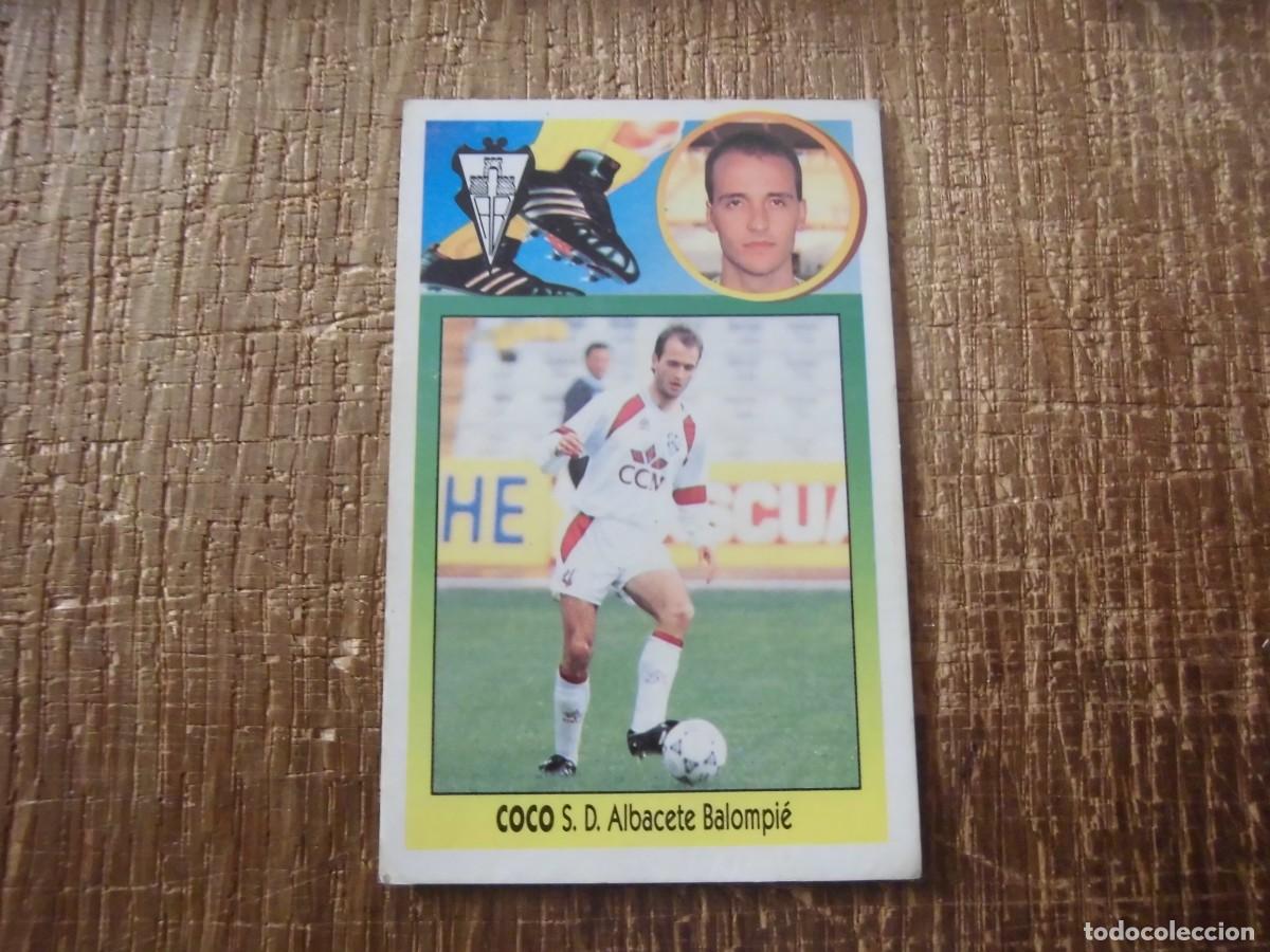 Cromos de F&uacute;tbol: ALBACETE COCO LIGA 93-94 EDICIONES ESTE CROMO CART&Oacute;N RECUPERADO