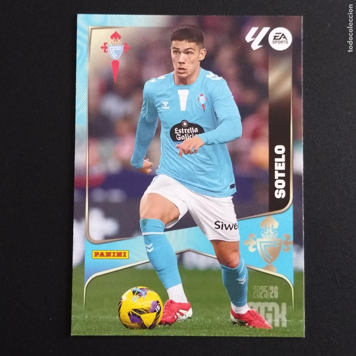 Cromos de F&uacute;tbol: MGK 122 SOTELO CELTA VIGO CROMOS ALBUM MEGACRACKS LIGA FUTBOL 2025 2026 25 26