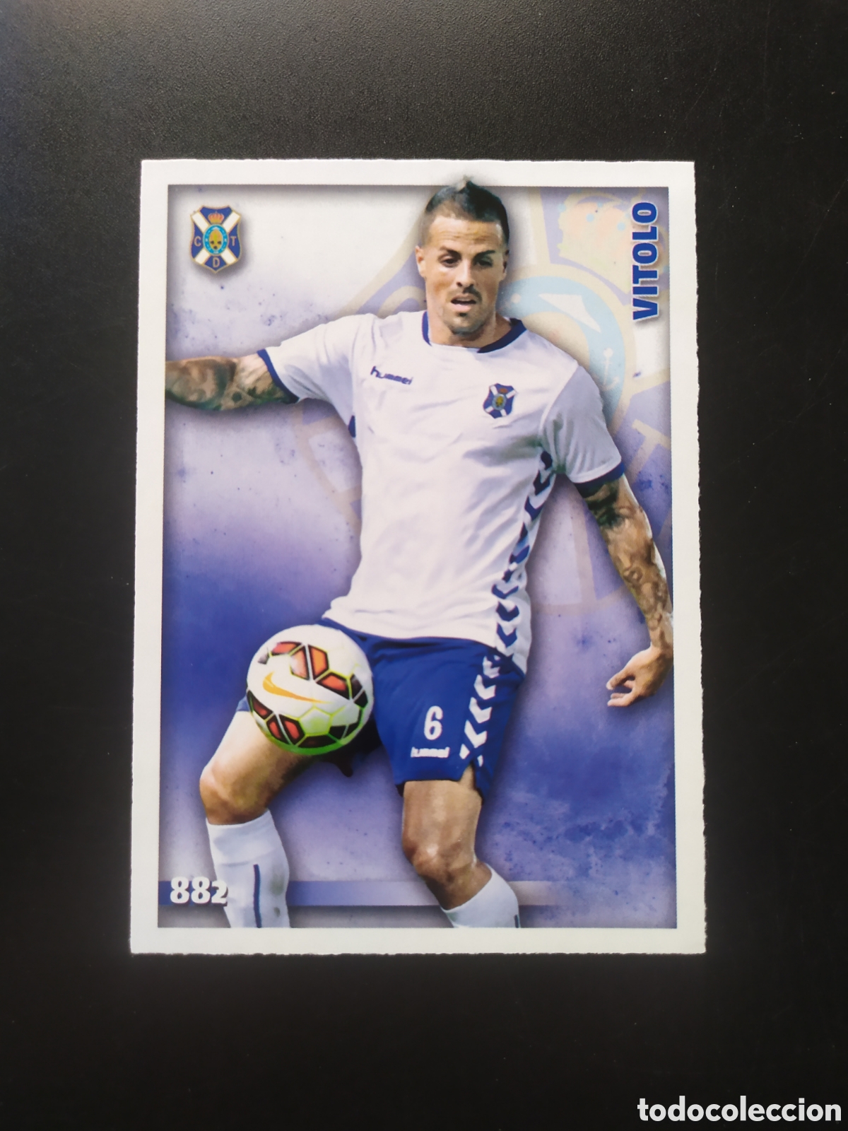 Cromos de F&uacute;tbol: Mundicromo fichas Liga 2014 2015 14 15 Vitolo n&deg; 882 Tenerife