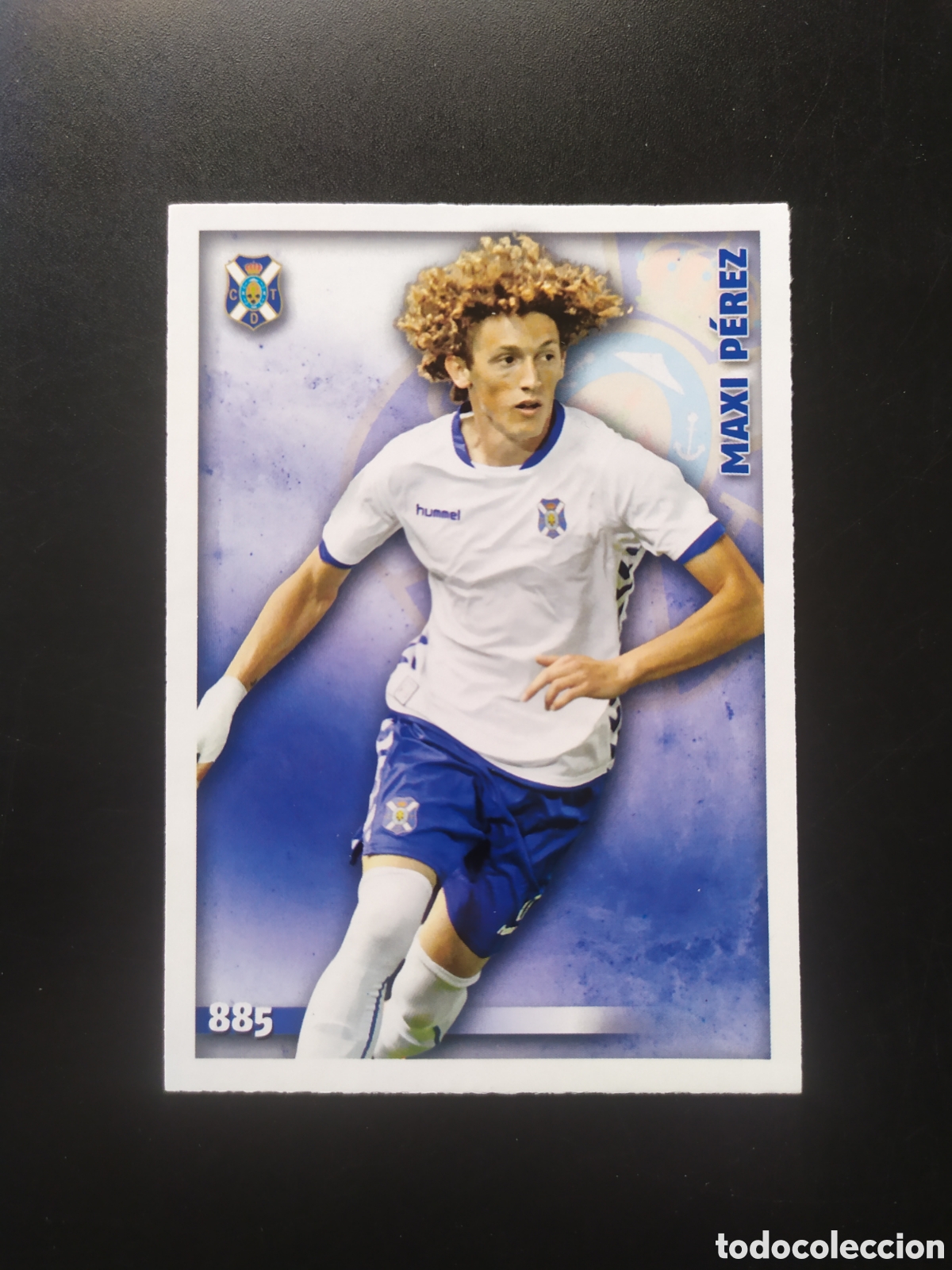Cromos de F&uacute;tbol: Mundicromo fichas Liga 2014 2015 14 15 Maxi P&eacute;rez n&deg; 885 Tenerife