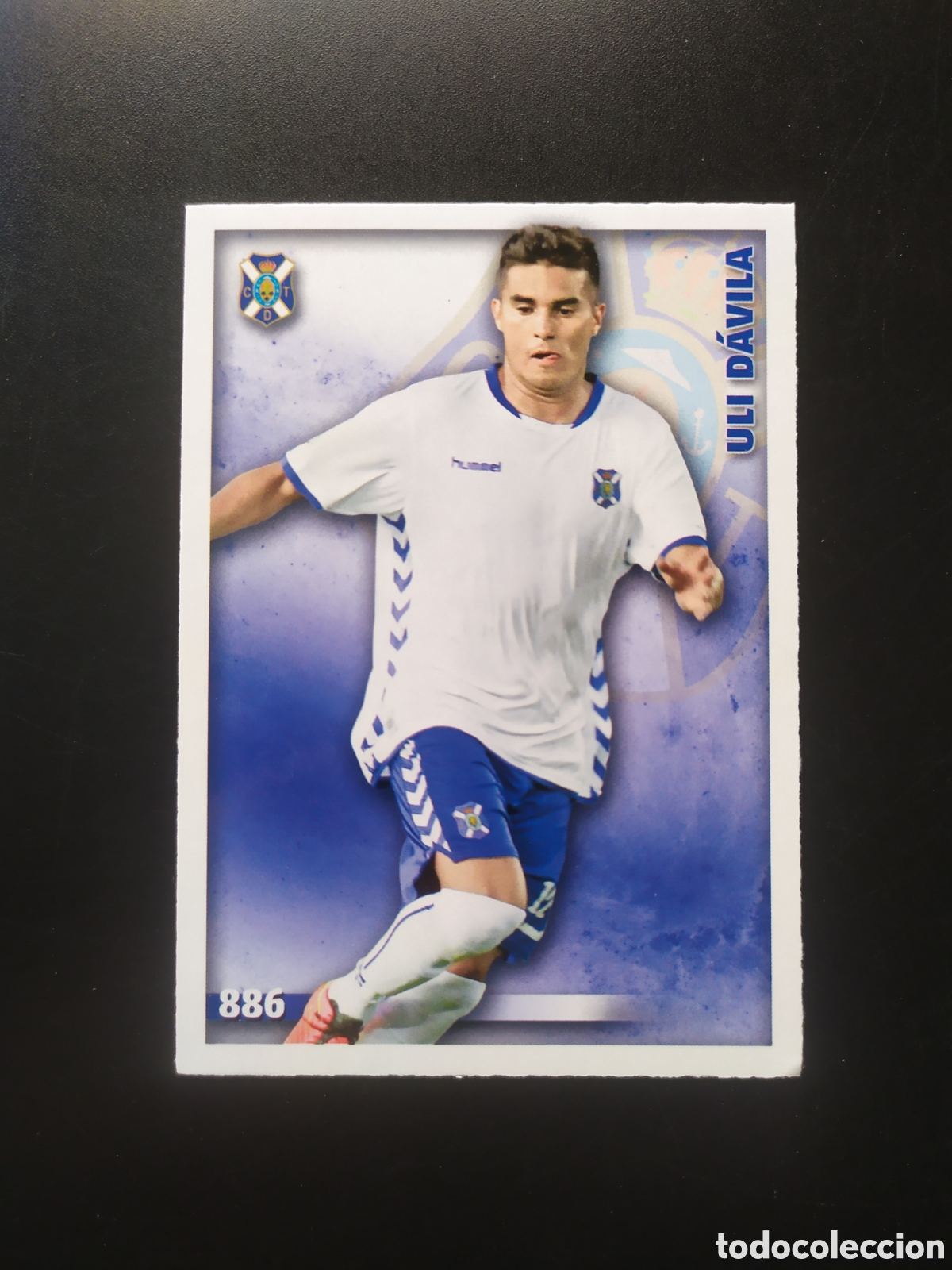 Cromos de F&uacute;tbol: Mundicromo fichas Liga 2014 2015 14 15 Uli Davila n&deg; 886 Tenerife