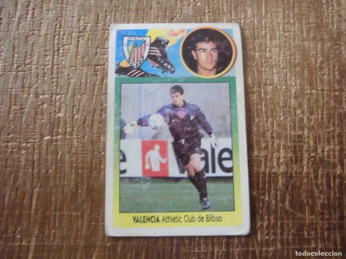 Fu&szlig;ball-Sticker: VALENCIA ATHLETIC DE BILBAO LIGA 93-94 EDICIONES ESTE CROMO CART&Oacute;N RECUPERADO