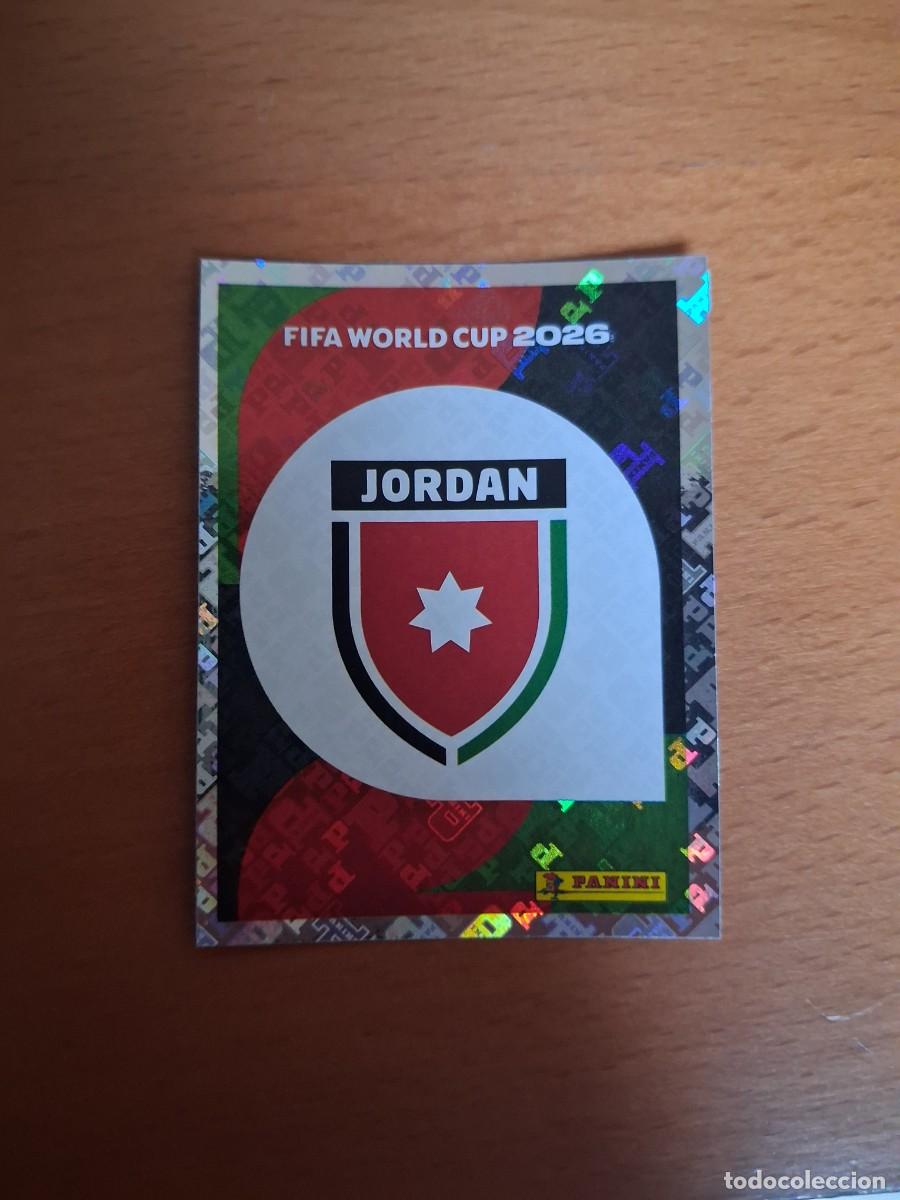 Cromos de F&uacute;tbol: Fifa World Cup 26 Mundial 2026 JOR 1 Jordania Escudo Logo