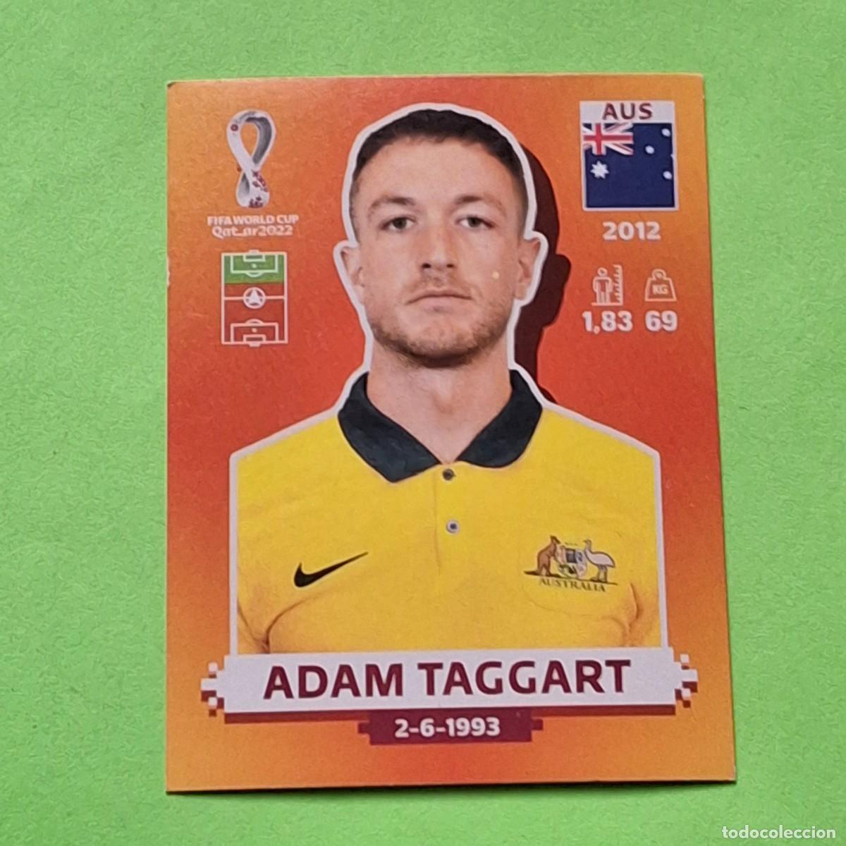 Cromos de F&uacute;tbol: WORLD CUP MUNDIAL QATAR 2022 - VERSION NARANJA SUDAMERICA - AUS 19 AUSTRALIA - ADAM TAGGART