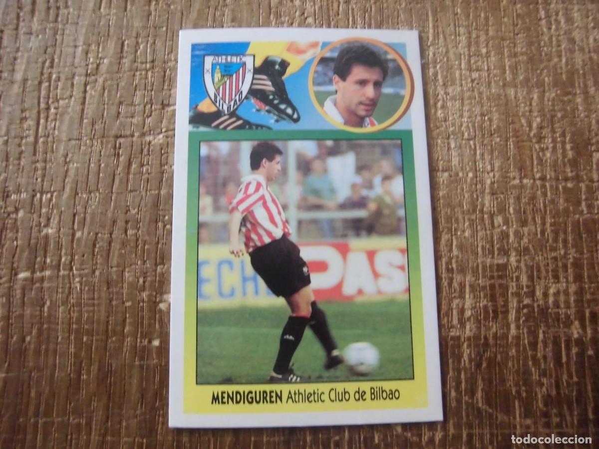 Cromos de F&uacute;tbol: MENDIGUREN ATHLETIC DE BILBAO LIGA 93-94 EDICIONES ESTE CROMO CART&Oacute;N RECUPERADO