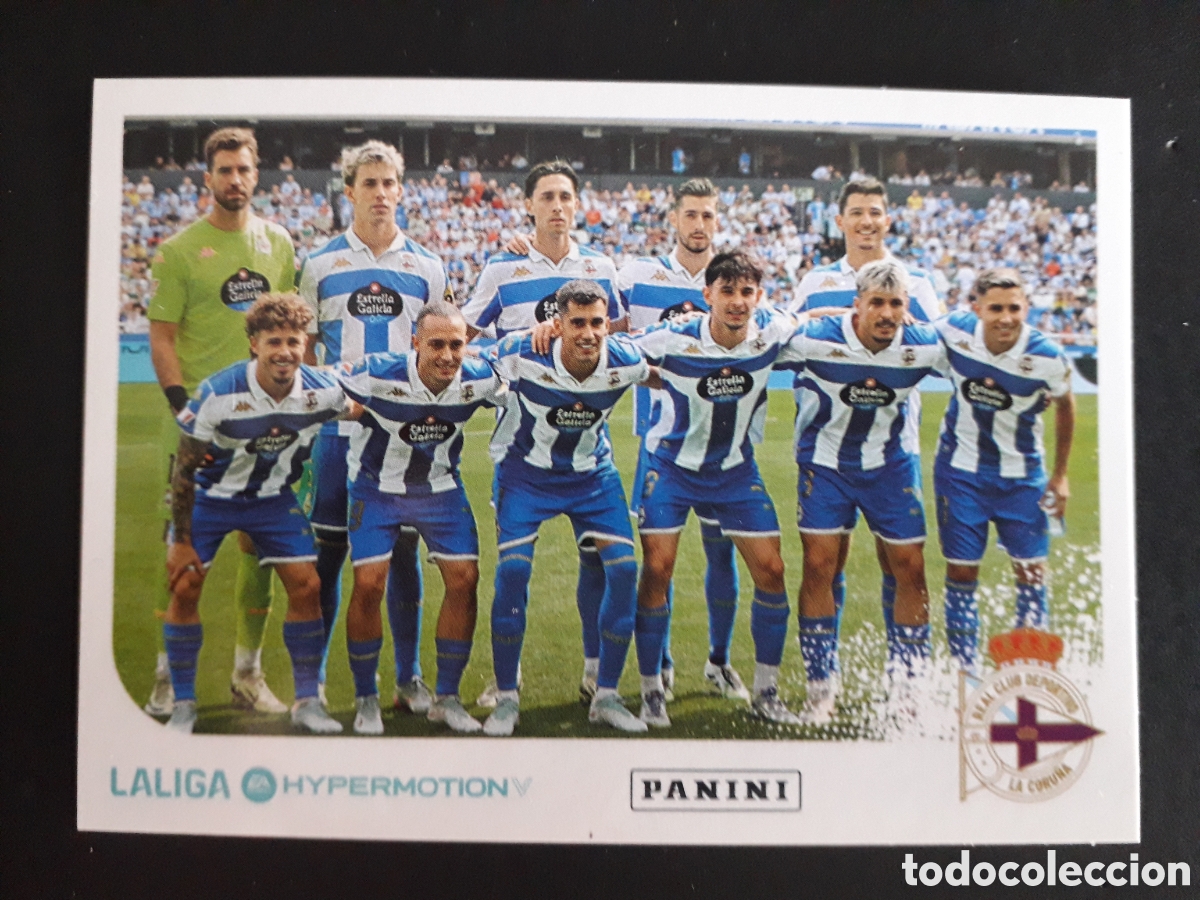 Cromos de F&uacute;tbol: EQUIPO DEPORTIVO CORU&Ntilde;A N&deg; 174 LALIGA HYPERMOTION 25 26 2025 2026 PANINI SIN PEGAR PEDIDO M&Iacute;NIMO 3&euro;.