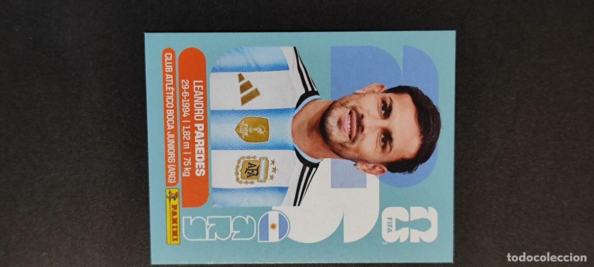 Cromos de F&uacute;tbol: STICKER FIFA WORLD CUP 2026 LEANDRO PAREDES ARGENTINA # ARG12 PANINI