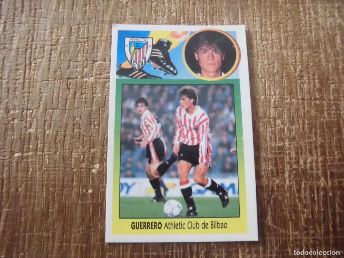 Cromos de F&uacute;tbol: GUERRERO ATHLETIC DE BILBAO LIGA 93-94 EDICIONES ESTE CROMO CART&Oacute;N RECUPERADO