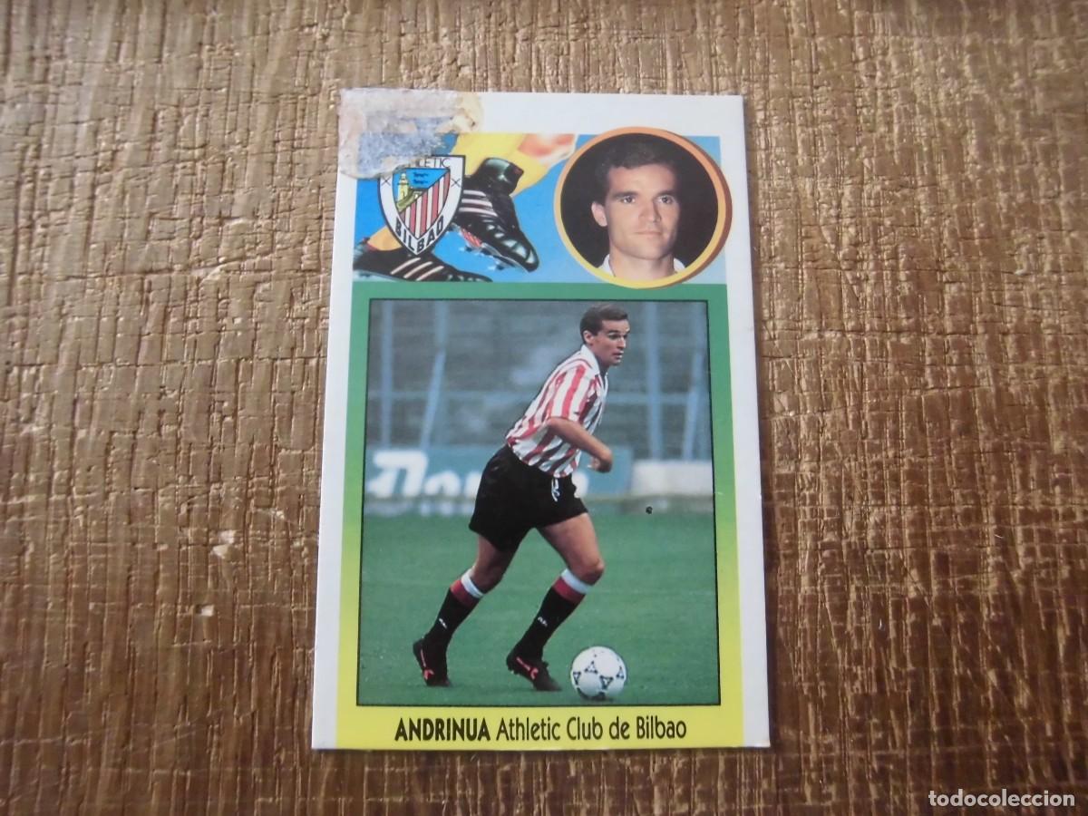 Cromos de F&uacute;tbol: ANDRIN&Uacute;A ATHLETIC DE BILBAO LIGA 93-94 EDICIONES ESTE CROMO CART&Oacute;N RECUPERADO
