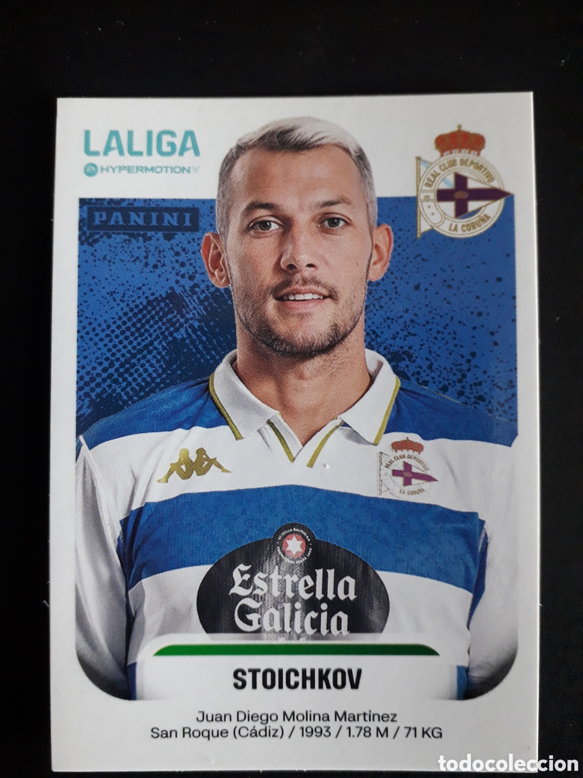 Cromos de F&uacute;tbol: STOICHKOV DEPORTIVO CORU&Ntilde;A N&deg; 189 B LALIGA HYPERMOTION 25 26 2025 2026 PANINI PEDIDO M&Iacute;NIMO 3&pound;
