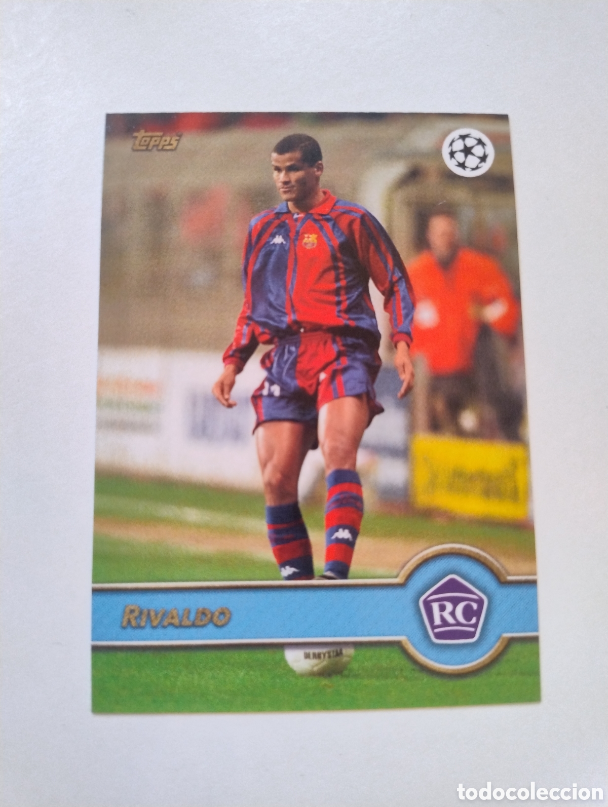 Cromos de F&uacute;tbol: Rivaldo - Barcelona - Topps Lost Rookie