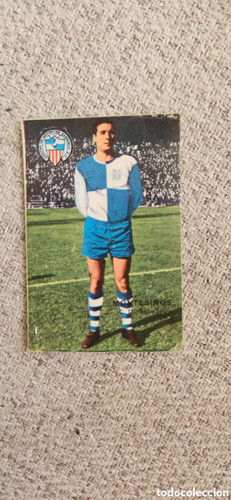 Cromos de F&uacute;tbol: Montesinos sabadell fher disgra 1967 1968 67 68 despegado