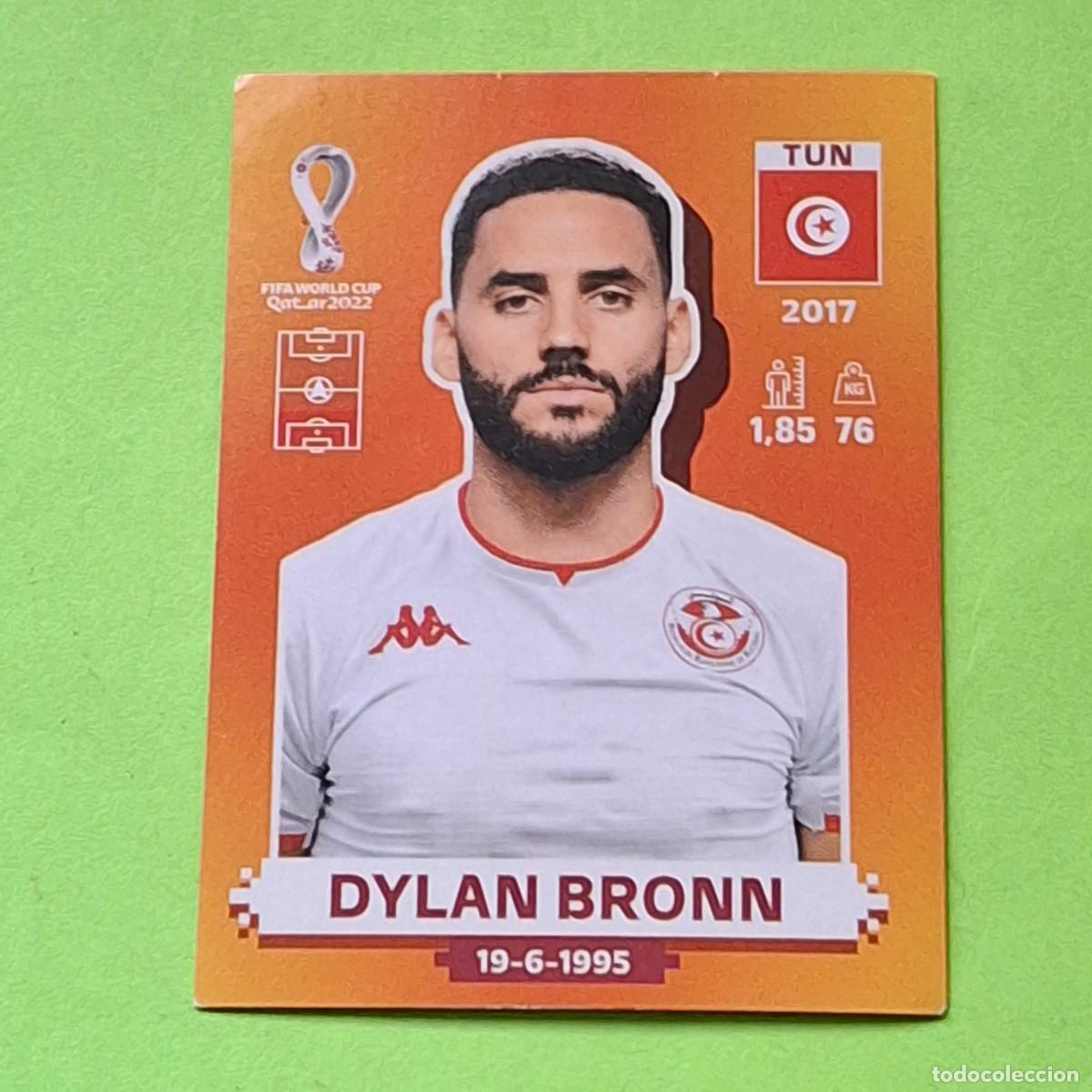 Cromos de F&uacute;tbol: WORLD CUP MUNDIAL QATAR 2022 - VERSION NARANJA SUDAMERICA - TUN 4 TUNEZ - DYLAN BRONN