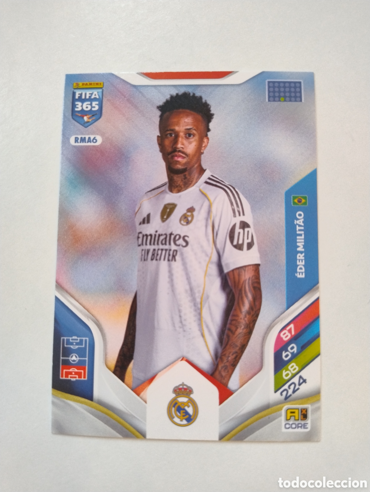 Cromos de F&uacute;tbol: RMA 6 - Militao - Real Madrid - Adrenalyn XL FIFA 365 2026