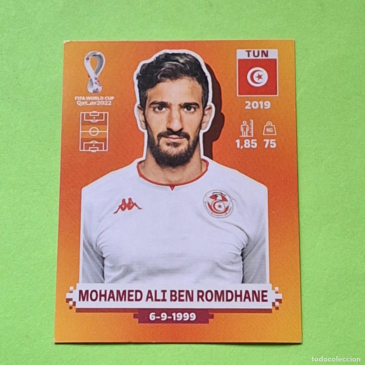 Cromos de F&uacute;tbol: WORLD CUP MUNDIAL QATAR 2022 - VERSION NARANJA SUDAMERICA - TUN 11 TUNEZ - MOHAMED ALI BEN ROMDHANE
