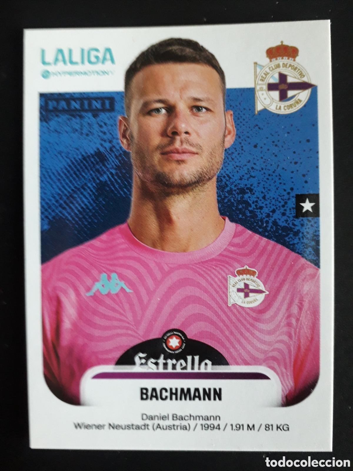 Cromos de F&uacute;tbol: BACHMANN DEPORTIVO CORU&Ntilde;A N&deg; 176 LALIGA HYPERMOTION 25 26 2025 2026 PANINI SIN PEG PEDIDO M&Iacute;NIMO 3&euro;
