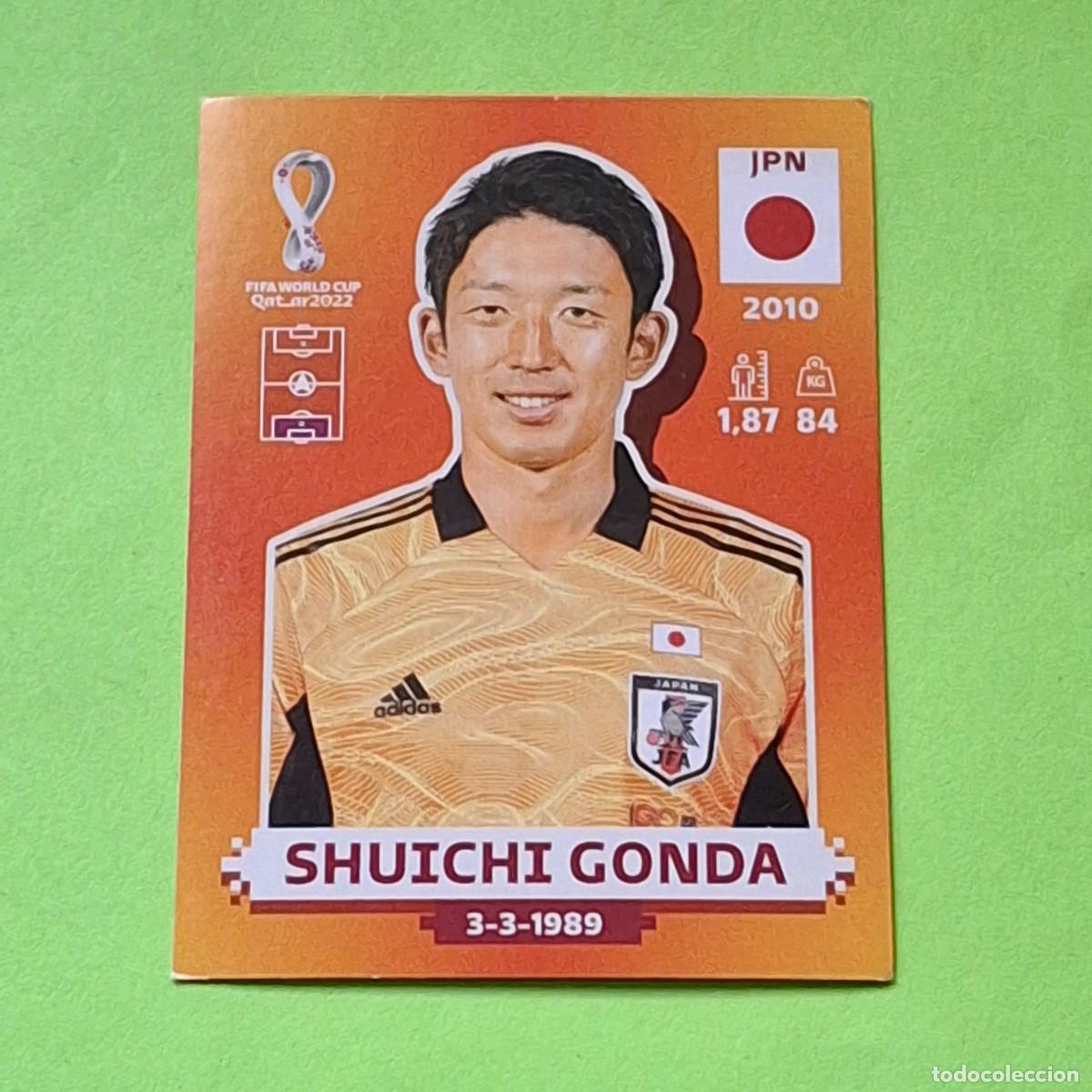 Cromos de F&uacute;tbol: WORLD CUP MUNDIAL QATAR 2022 - VERSION NARANJA SUDAMERICA - JPN 2 JAPON - SHUICHI GONDA