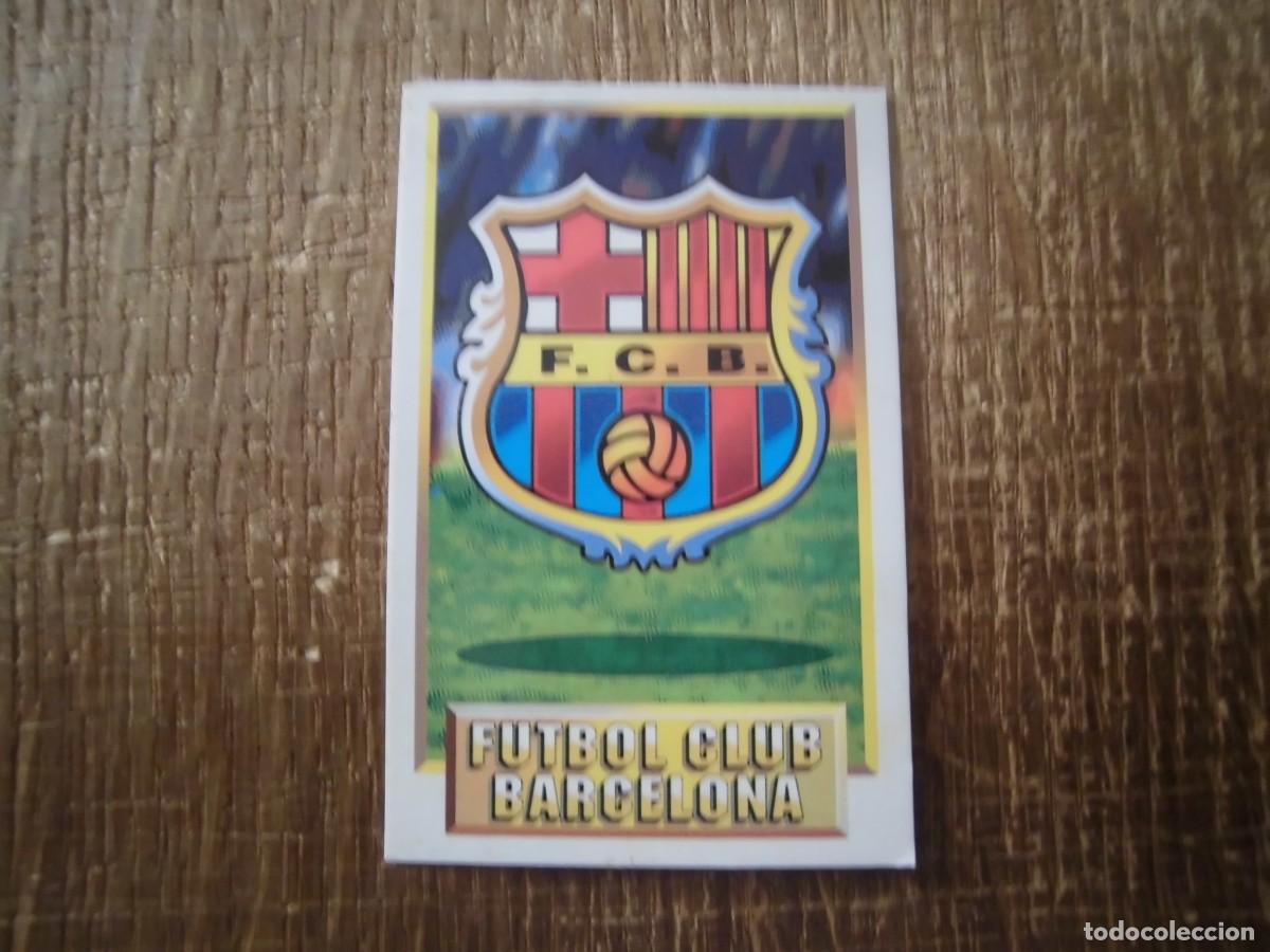 Cromos de F&uacute;tbol: ESCUDO BARCELONA LIGA 93-94 EDICIONES ESTE CROMO CART&Oacute;N RECUPERADO