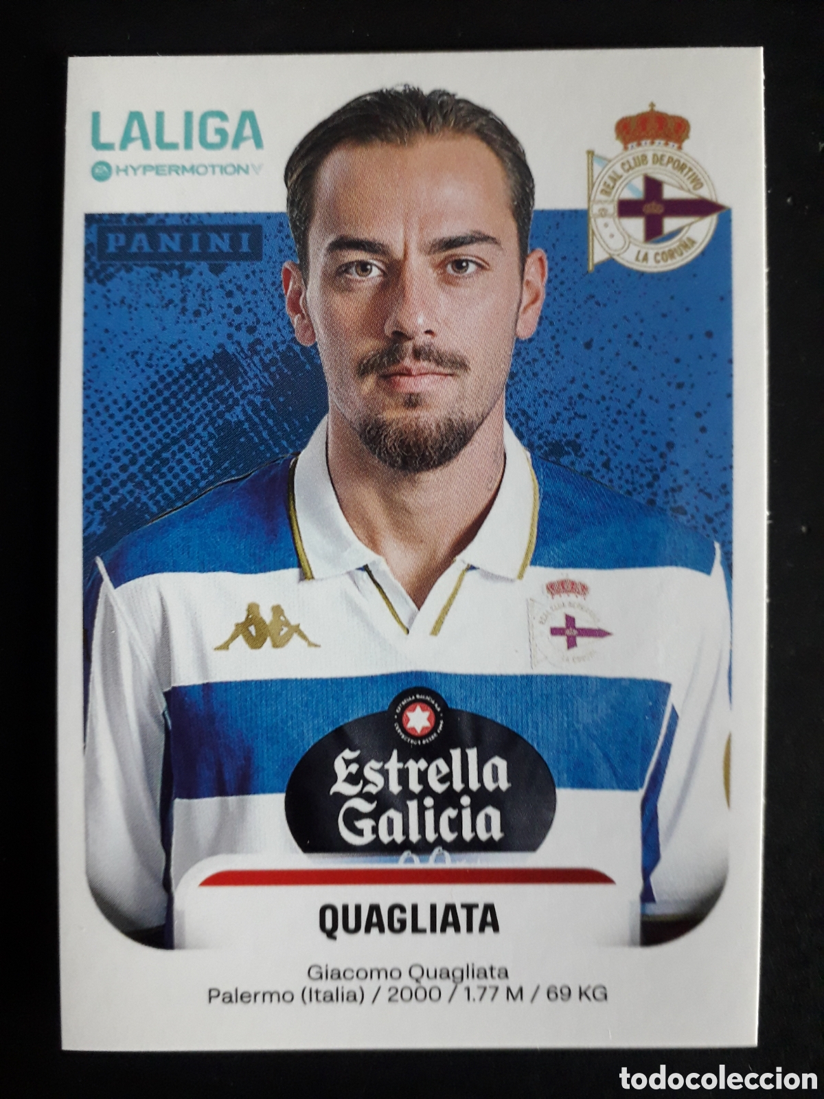Cromos de F&uacute;tbol: QUAGLIATA DEPORTIVO CORU&Ntilde;A N&deg; 181 B LALIGA HYPERMOTION 25 26 2025 2026 PANINI PEDIDO M&Iacute;NIMO 3&euro;