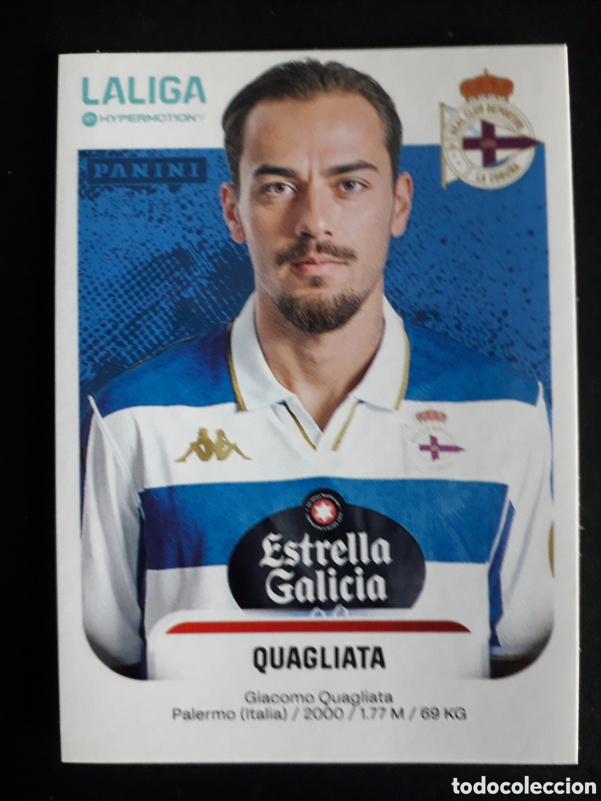 Cromos de F&uacute;tbol: QUAGLIATA DEPORTIVO CORU&Ntilde;A N&deg; 181 B LALIGA HYPERMOTION 25 26 2025 2026 PANINI PEDIDO M&Iacute;NIMO 3&euro;