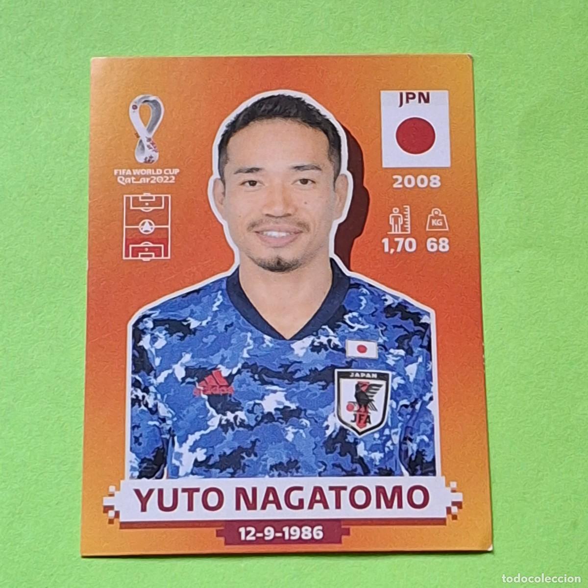 Cromos de F&uacute;tbol: WORLD CUP MUNDIAL QATAR 2022 - VERSION NARANJA SUDAMERICA - JPN 4 JAPON - YUTO NAGATOMO