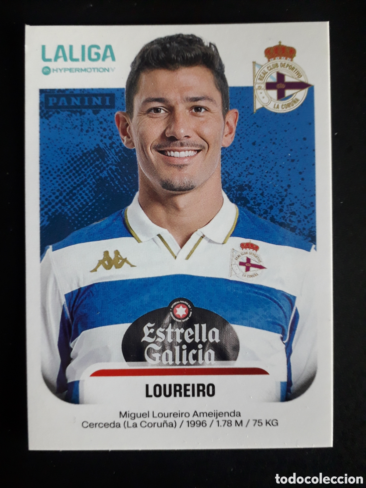 Cromos de F&uacute;tbol: LOUREIRO DEPORTIVO CORU&Ntilde;A N&deg; 178 LALIGA HYPERMOTION 25 26 2025 2026 PANINI SIN PEG PEDIDO M&Iacute;NIMO 3&euro;