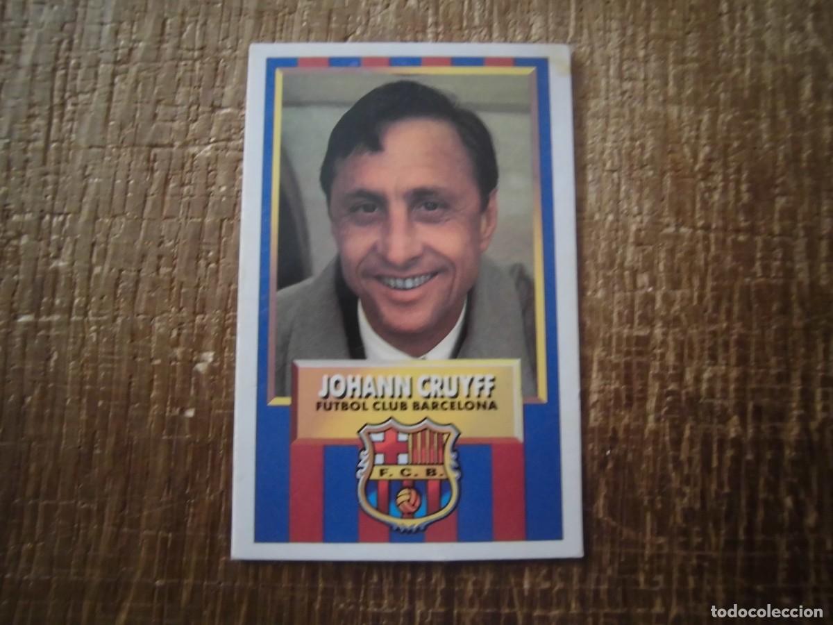 Cromos de F&uacute;tbol: JOHANN CRUYFF BARCELONA LIGA 93-94 EDICIONES ESTE CROMO CART&Oacute;N RECUPERADO