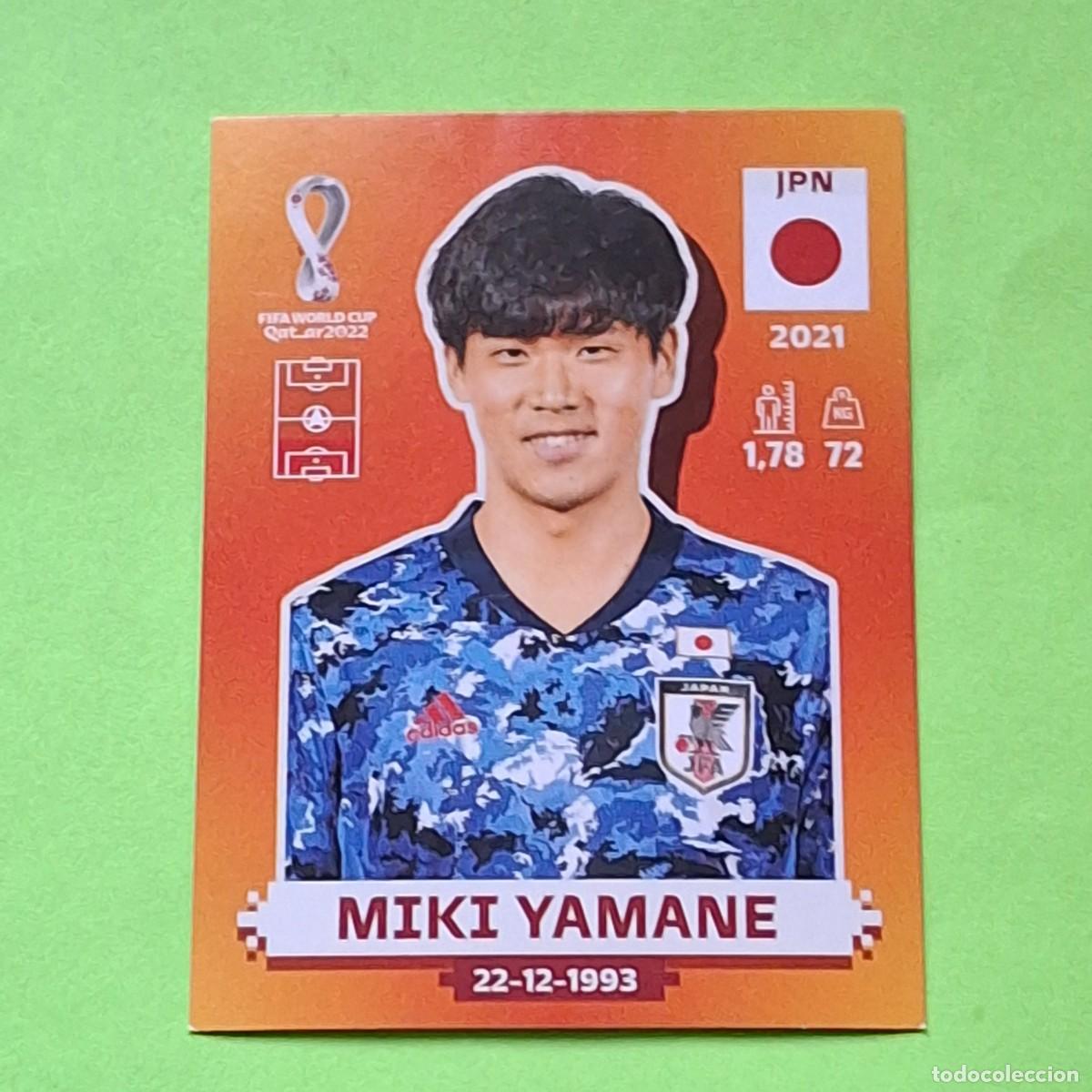 Cartes &agrave; collectionner de Football: WORLD CUP MUNDIAL QATAR 2022 - VERSION NARANJA SUDAMERICA - JPN 7 JAPON - MIKI YAMANE