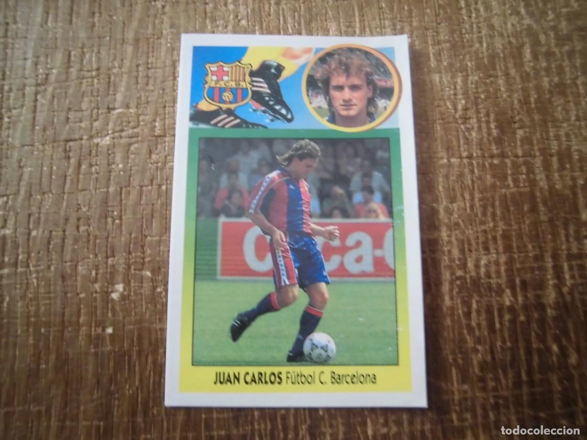 Cromos de F&uacute;tbol: JUAN CARLOS BARCELONA LIGA 93-94 EDICIONES ESTE CROMO CART&Oacute;N RECUPERADO
