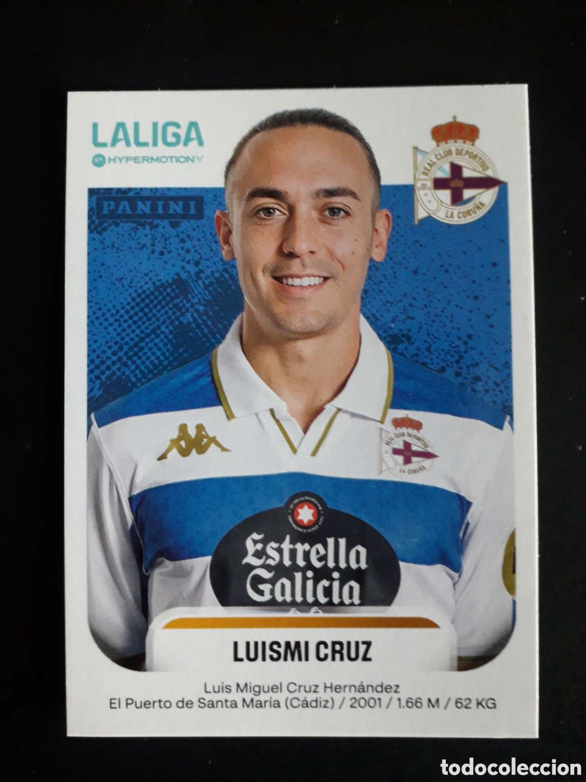 Cartes &agrave; collectionner de Football: LUISMI CRUZ DEPORTIVO CORU&Ntilde;A N&deg; 185 LALIGA HYPERMOTION 25 26 2025 2026 PANINI PEDIDO M&Iacute;NIMO 3&euro;