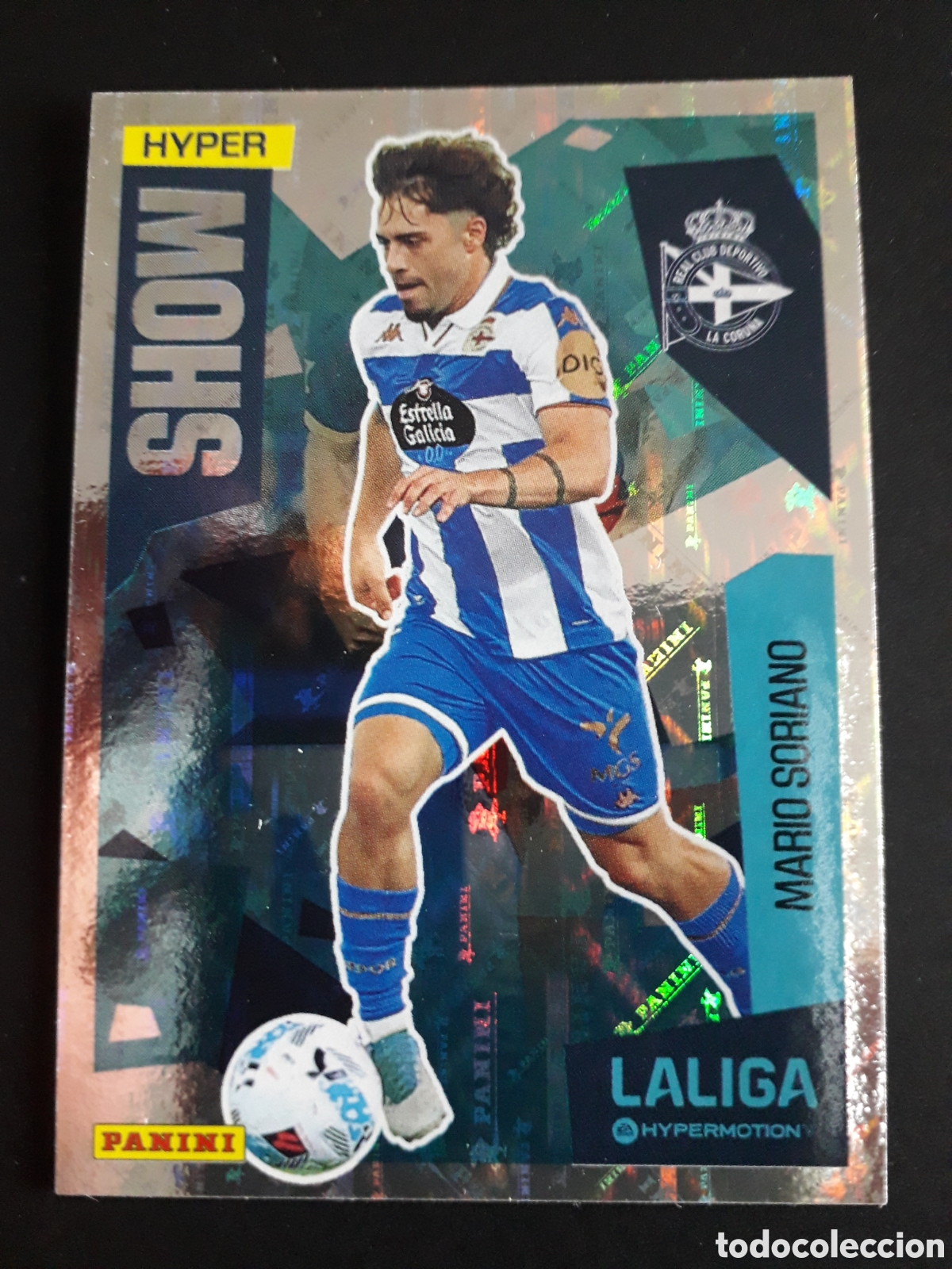 Fu&szlig;ball-Sticker: MARIO SORIANO DEPORTIVO CORU&Ntilde;A SHOW N&deg; 429 LALIGA HYPERMOTION 25 26 2025 2026 PANINI PEDIDO M&Iacute;NIM 3&euro;