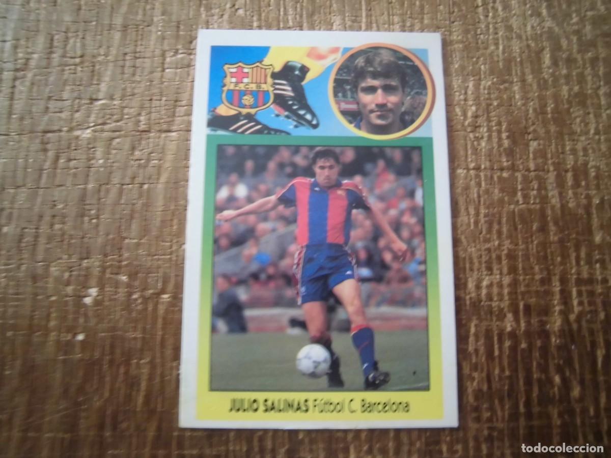 Cromos de F&uacute;tbol: SALINAS BARCELONA LIGA 93-94 EDICIONES ESTE CROMO CART&Oacute;N RECUPERADO