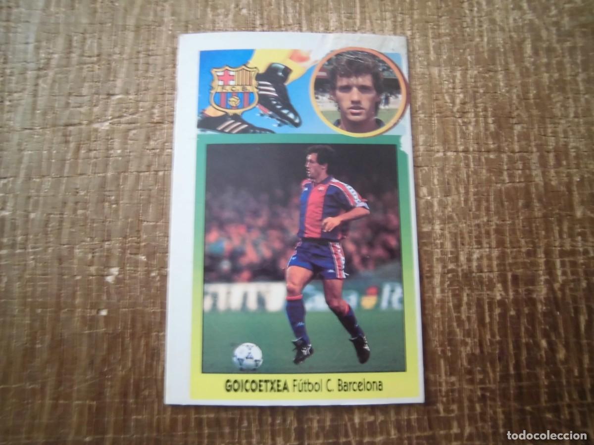 Cromos de F&uacute;tbol: GOICOETXEA BARCELONA LIGA 93-94 EDICIONES ESTE CROMO CART&Oacute;N RECUPERADO