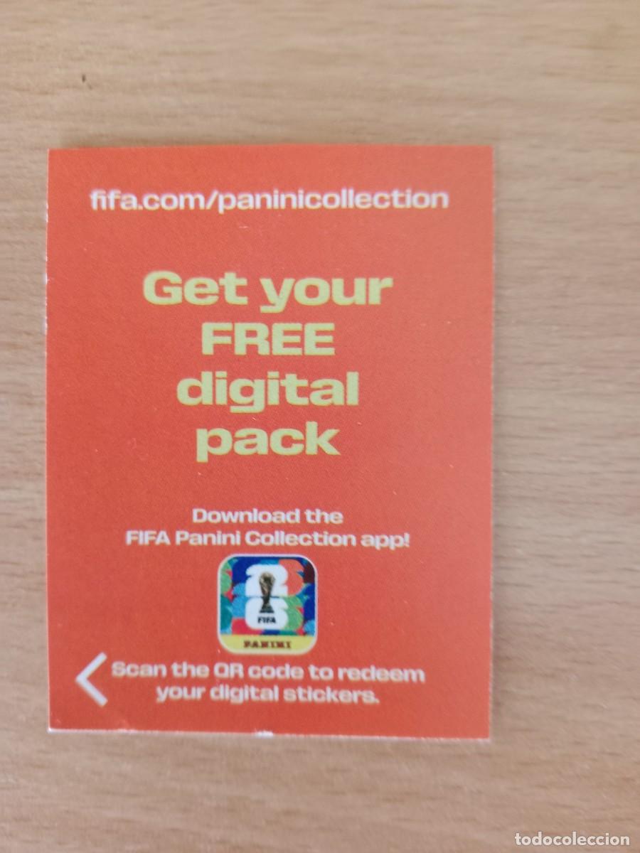 Cromos de F&uacute;tbol: GET YOUR FREE DIGITAL PACK , C&Oacute;DIGO SIN UTILIZAR, FIFA WORLD CUP 2026 - PANINI - A&Ntilde;O 2026.