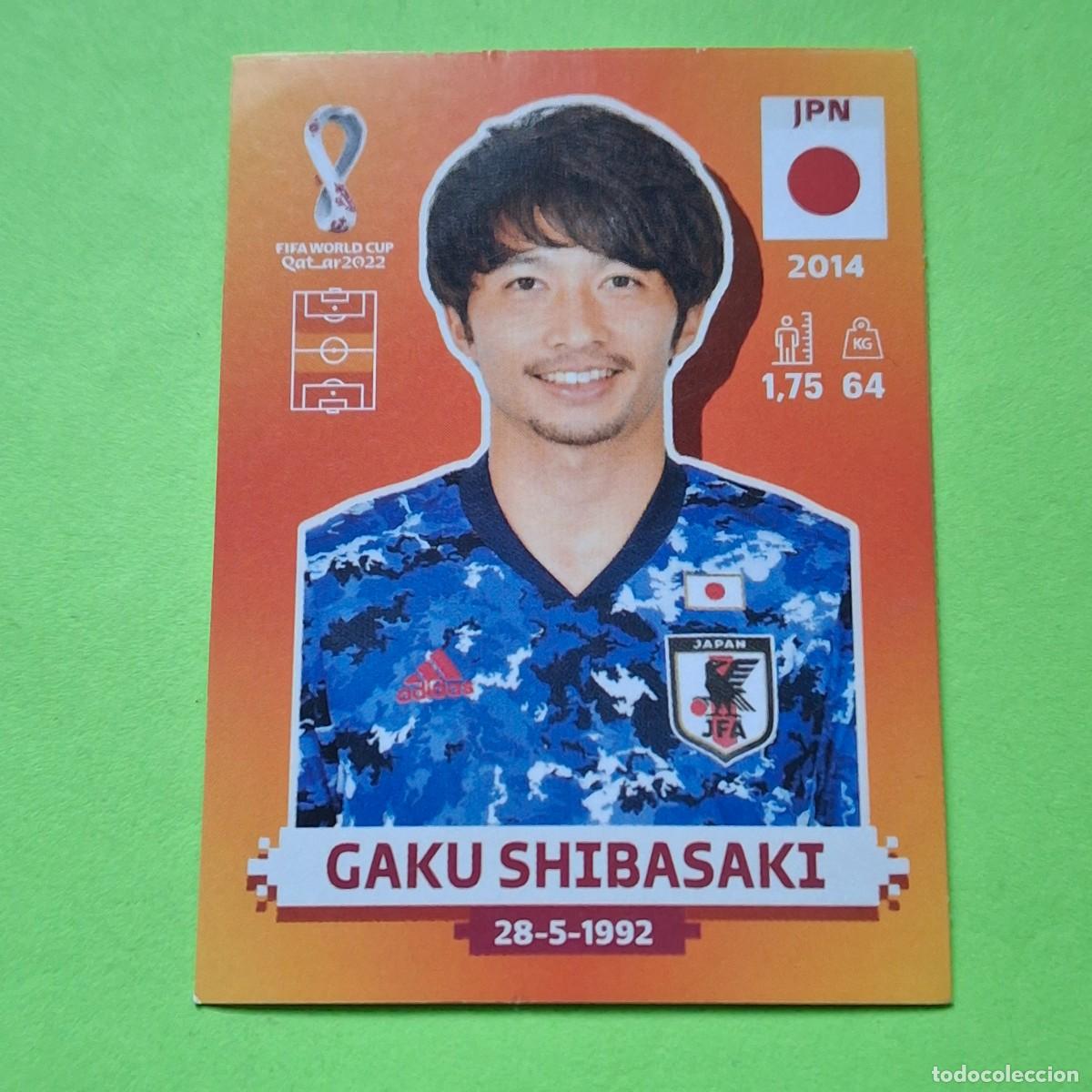 Cromos de F&uacute;tbol: WORLD CUP MUNDIAL QATAR 2022 - VERSION NARANJA SUDAMERICA - JPN 12 JAPON - GAKU SHIBASAKI