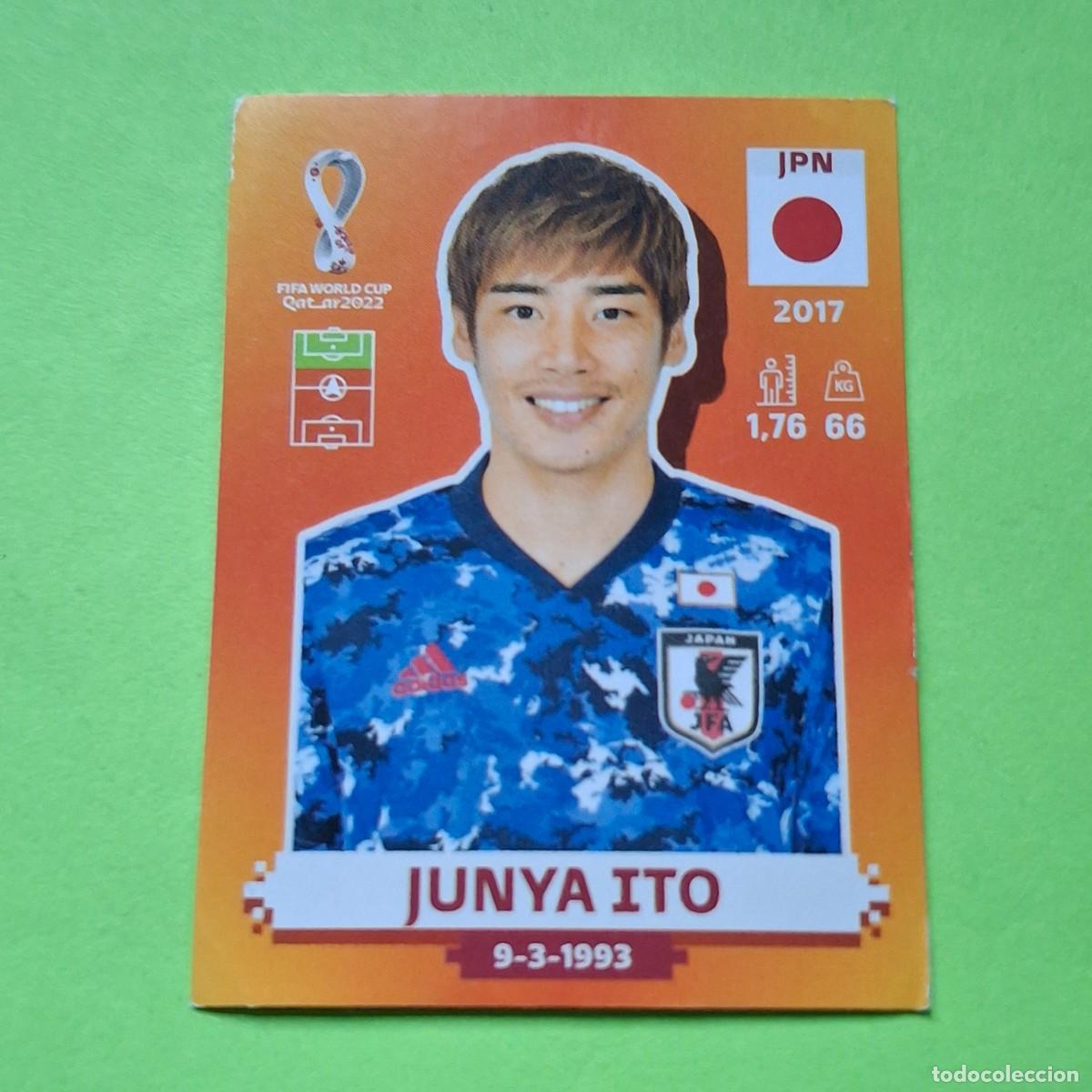 Cromos de F&uacute;tbol: WORLD CUP MUNDIAL QATAR 2022 - VERSION NARANJA SUDAMERICA - JPN 16 JAPON - JUNYA ITO