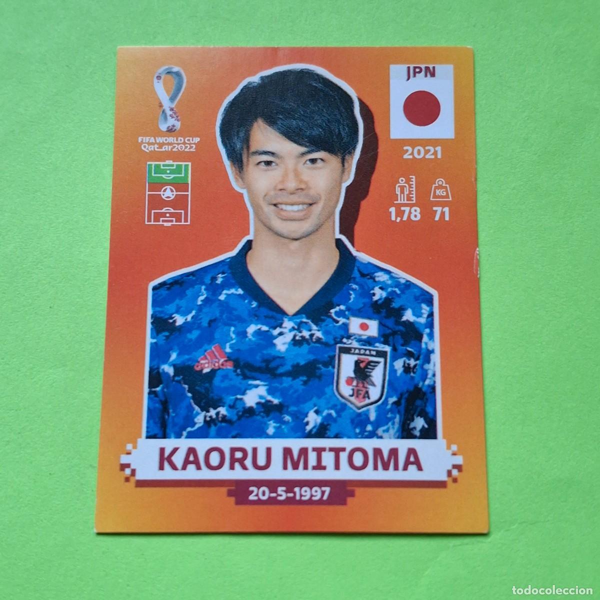 Cromos de F&uacute;tbol: WORLD CUP MUNDIAL QATAR 2022 - VERSION NARANJA SUDAMERICA - JPN 18 JAPON - KAORU MITOMA