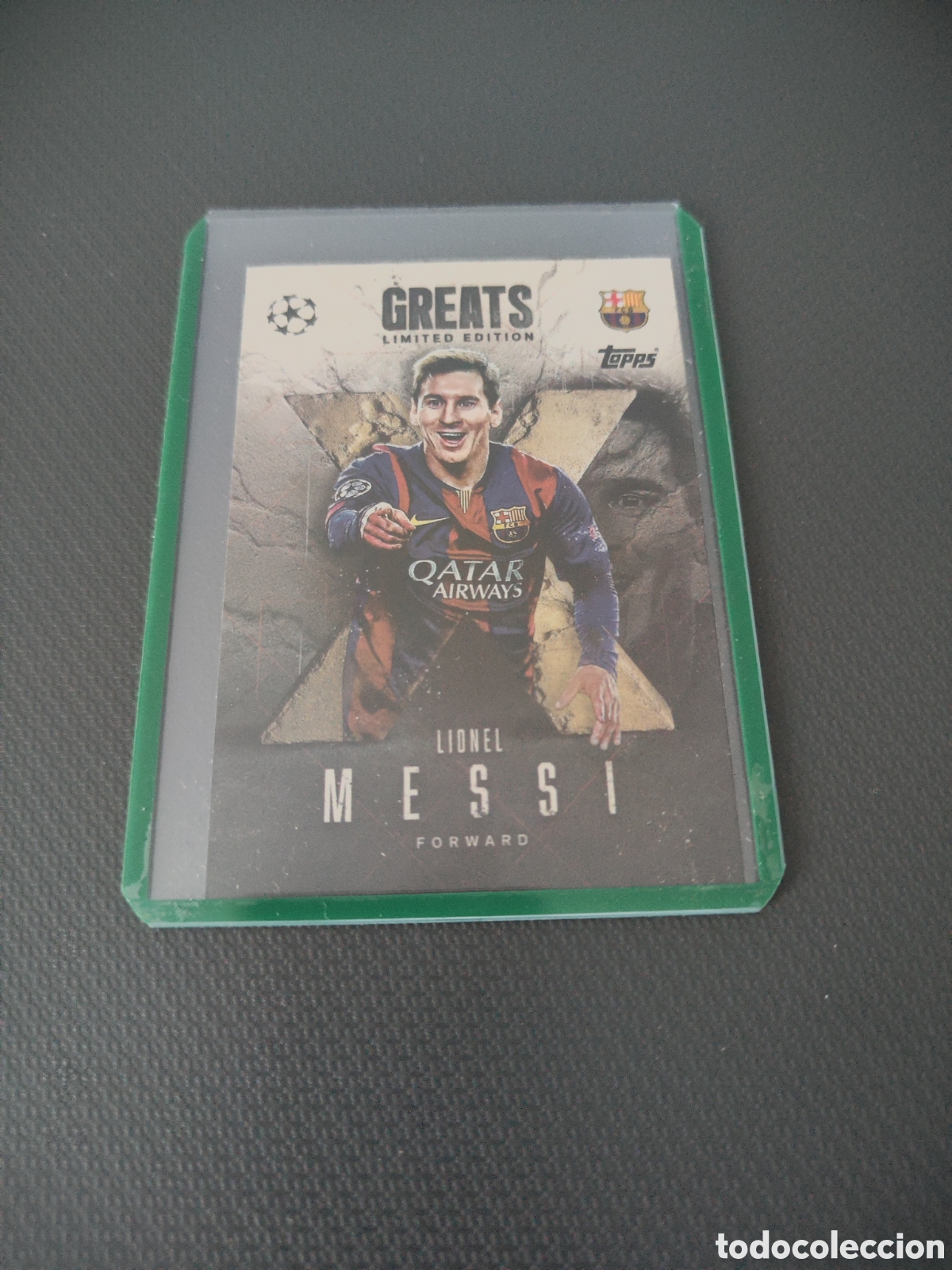 Cromos de F&uacute;tbol: Match attax extra 25 26 Greats limited edition LE XG 2 Barcelona Messi