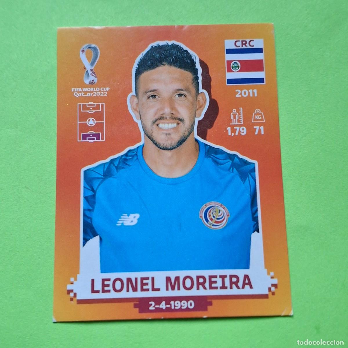 Cromos de F&uacute;tbol: WORLD CUP MUNDIAL QATAR 2022 - VERSION NARANJA SUDAMERICA - CRC 3 COSTA RICA - LEONEL MOREIRA