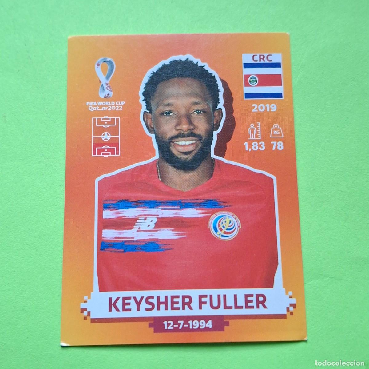 Cromos de F&uacute;tbol: WORLD CUP MUNDIAL QATAR 2022 - VERSION NARANJA SUDAMERICA - CRC 7 COSTA RICA - KEYSHER FULLER