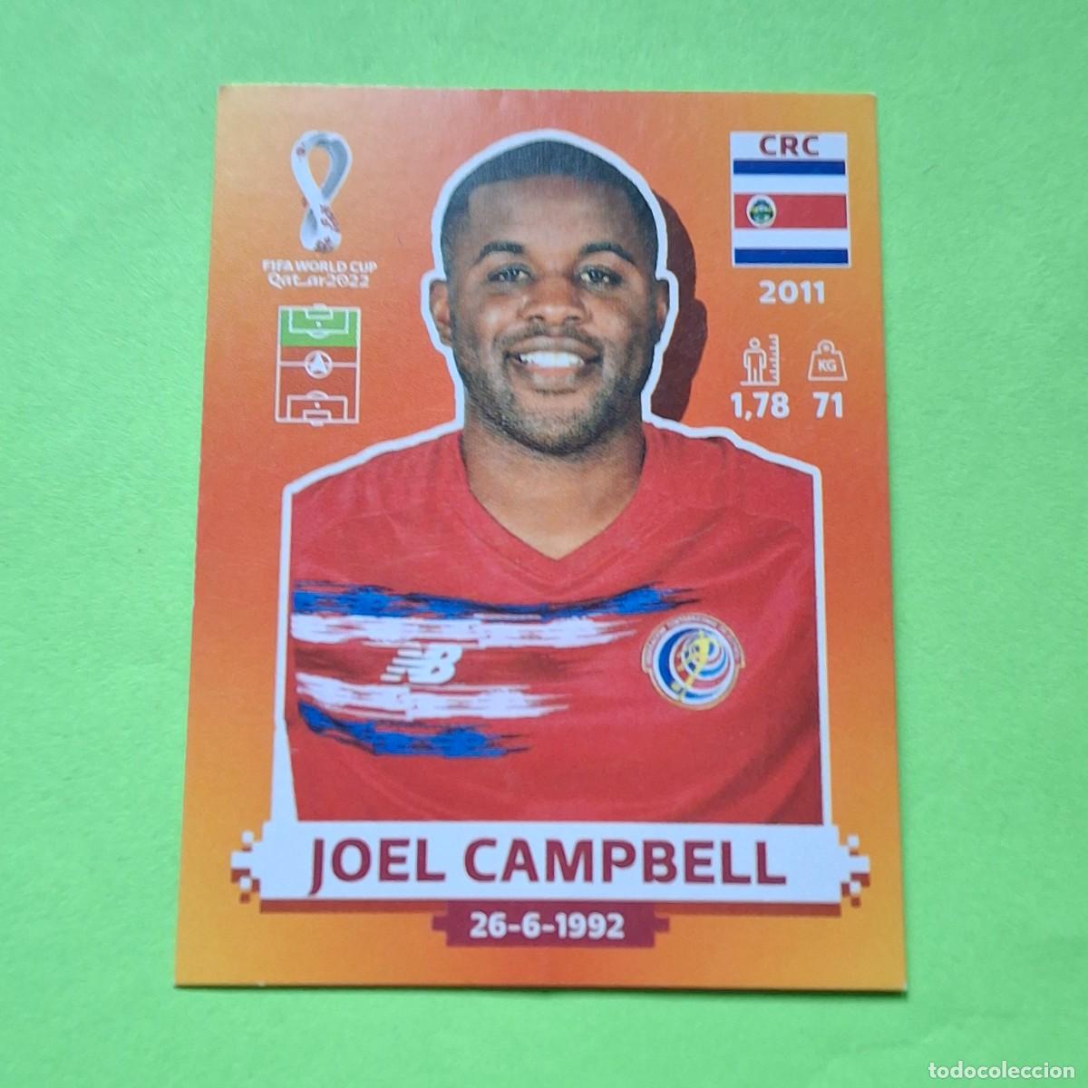 Cartes &agrave; collectionner de Football: WORLD CUP MUNDIAL QATAR 2022 - VERSION NARANJA SUDAMERICA - CRC 16 COSTA RICA - JOEL CAMPBELL