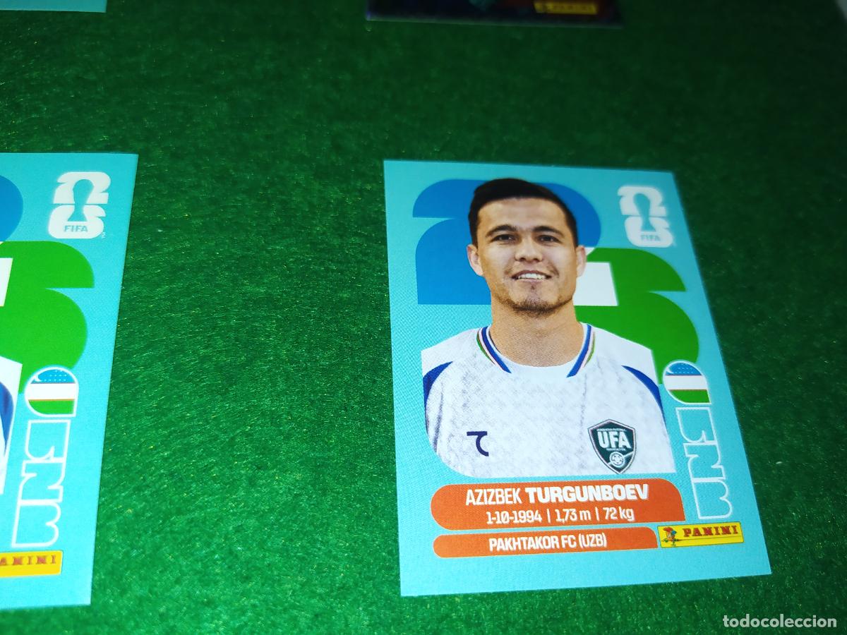 Cartes &agrave; collectionner de Football: OFFICIAL STICKER COLLECTION WORLD CUP MUNDIAL 2026 - UZBEKISTAN N&ordm; 14 TURGUNBOEV