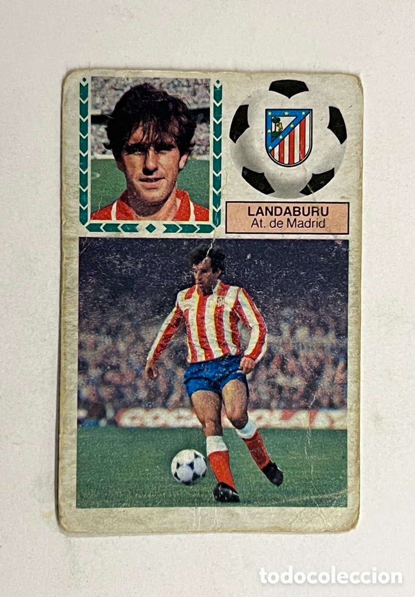 Cartes &agrave; collectionner de Football: LANDABURU. AT DE MADRID LIGA 1983 1984 EDICIONES ESTE 83 84